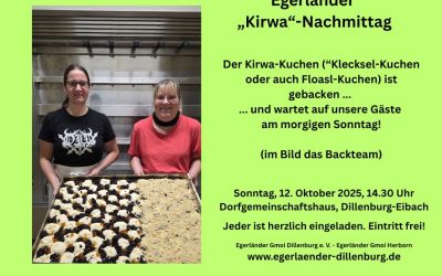 Kirwa-Kuchen gebacken